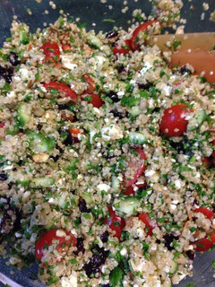 A picture of My Famous Quinoa Salad.