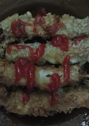 Foto resep Corn dog ala2 anak kos. ✌😀👍