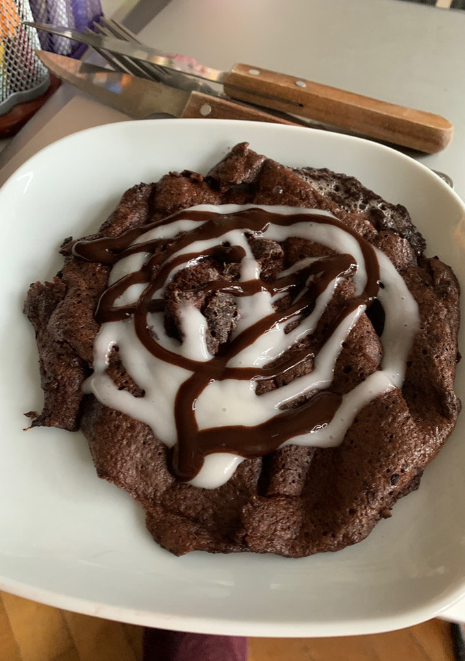 Una foto de Crep de chocolate fit