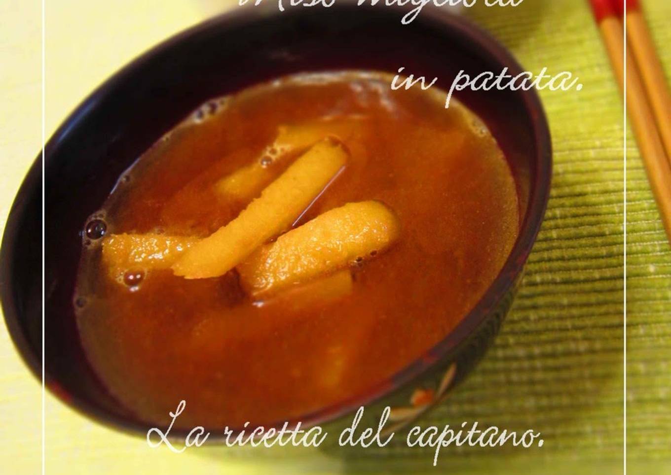 Rich and Tasty Miso Soup with Potato