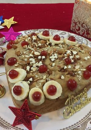 A picture of Whole wheat banana cake.