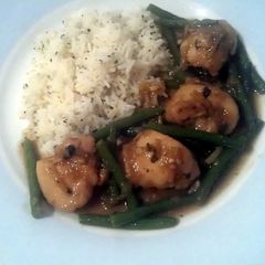A picture of Vickys Ginger Poached Chicken with Green Beans, GF DF EF DF NF.