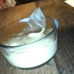 A picture of Ricks cheese sauce.