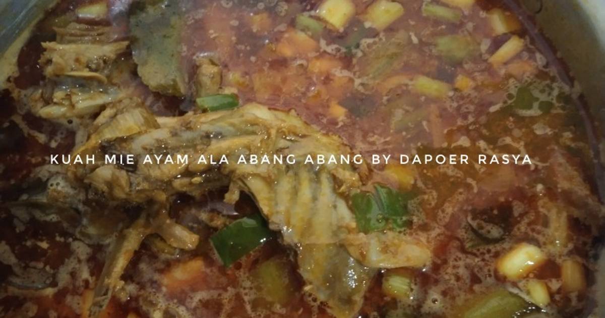 Resep Kuah Mie Ayam Ala Abang Abang Oleh Dapoer Rasya Cookpad