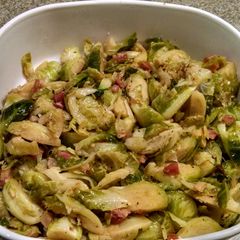 A picture of Pancetta and Brussels Sprouts.