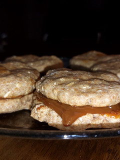 Una foto de Tapitas de alfajores integrales