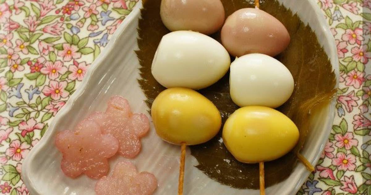 Tri-Colour Quail Eggs & Plum Daikon Recipe by cookpad.japan - Cookpad
