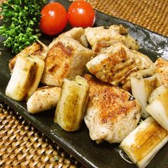 Chicken and Leek with Yuzu Pepper Paste A picture of Chicken and Leek with Yuzu Pepper Paste.