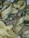 Sig's Tagliatelle with Mushrooms and Spinach