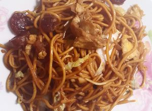 Foto resep Mie Goreng Lap Cheong (non halal)