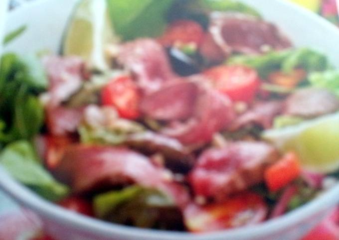 How to Make Homemade SPICY OSTRICH FILLET SALAD