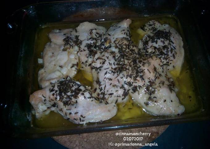 Recipe of Ultimate Olive and Lemon Baked Chicken