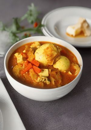 Foto resep Gulai tahu telur simple