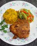 POLLO A LA MOSTAZA FRITO. JON STYLE