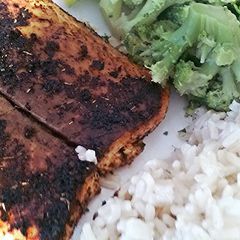 A picture of Lavender Grilled Salmon.