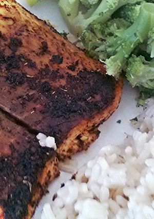 A picture of Lavender Grilled Salmon.
