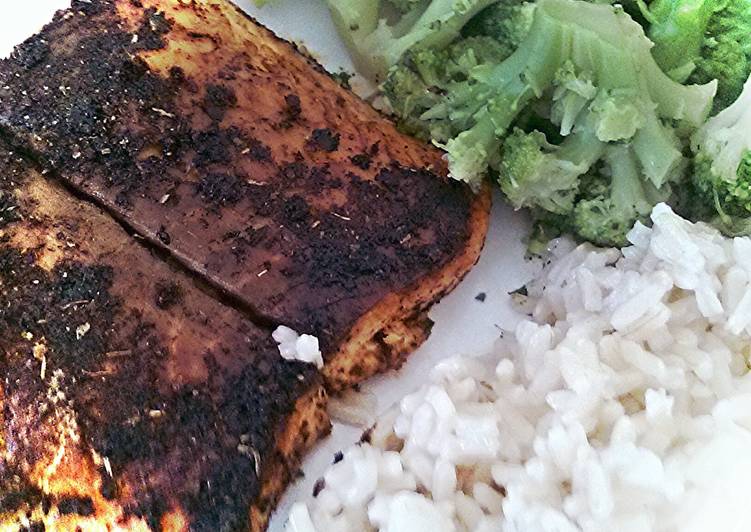Steps to Cook Delicious Lavender Grilled Salmon