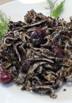 Meggyes-mákos tészta recept fotója