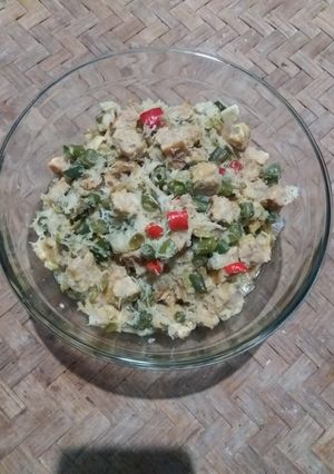 Foto resep Oblok oblok petai cina bumbu iris