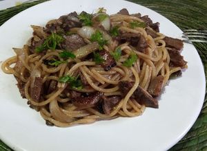 Una foto de Fideo salteados😁