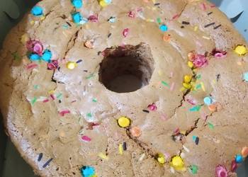 Resep Populer Rainbow Chocolate Mint Chiffon Cake Enak Sederhana