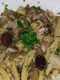 Caserecce con baccalà e carciofi