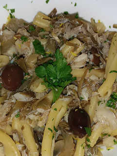 Foto di Caserecce con baccalà e carciofi
