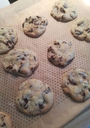 Une photo de Cookies chocolat recette de Cyril Lignac