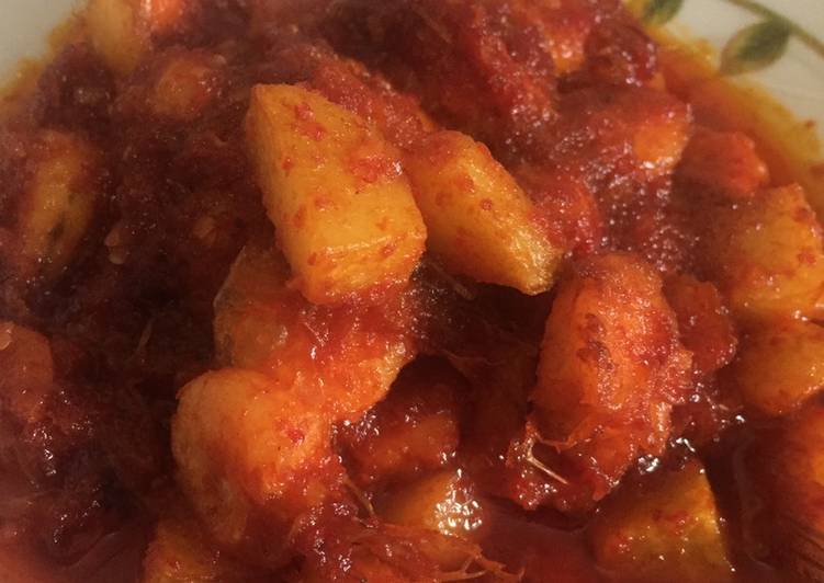 Bagaimana Membuat Balado udang kentang, Bikin Ngiler