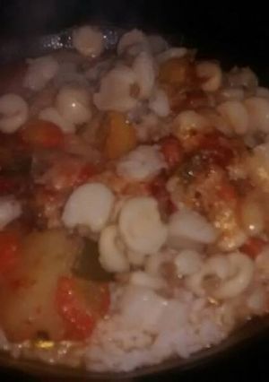 Una foto de Arroz con pollo a mi manera