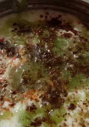 A picture of Cucumber raita.