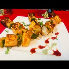 Paneer Tikka (grill) A picture of Paneer Tikka (grill).