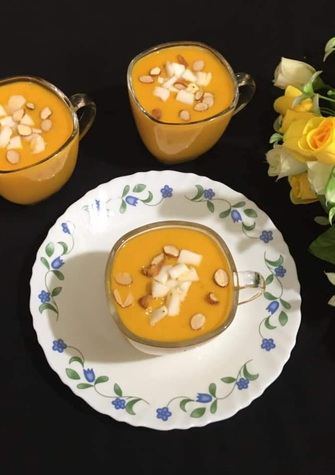 A picture of Mango Shake in 3 minutes.