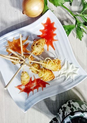 Foto resep Ayam Gulung Mie