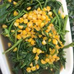 รูปของ Tumis kangkung x jagung