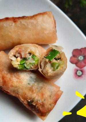 Foto resep 13. Kulit Lumpia Isi Daging Kornet