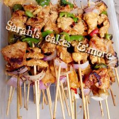 A picture of Chicken kebab.