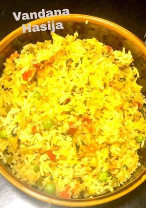 A picture of Fenugreek Veg Fried Rice.