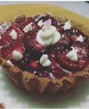 Tartaleta  de helado frutos rojos saludable