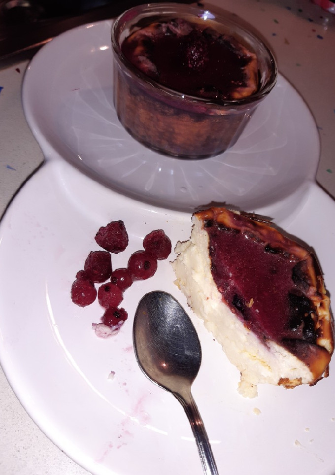 Una foto de Cheesecake frambuesa Fit