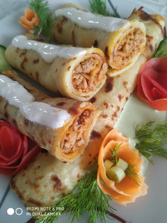 Töltött, krumplis palacsinta, ahogy én készítem recept fotója