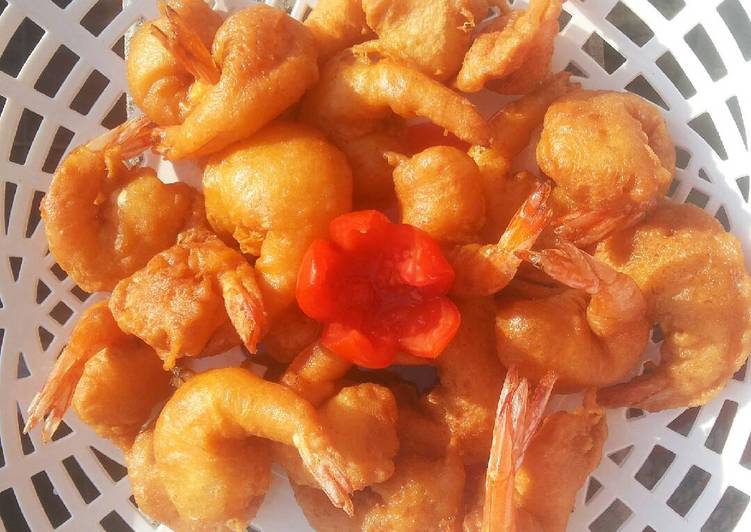 Anti Ribet, Membuat Udang goreng tempura Istimewa