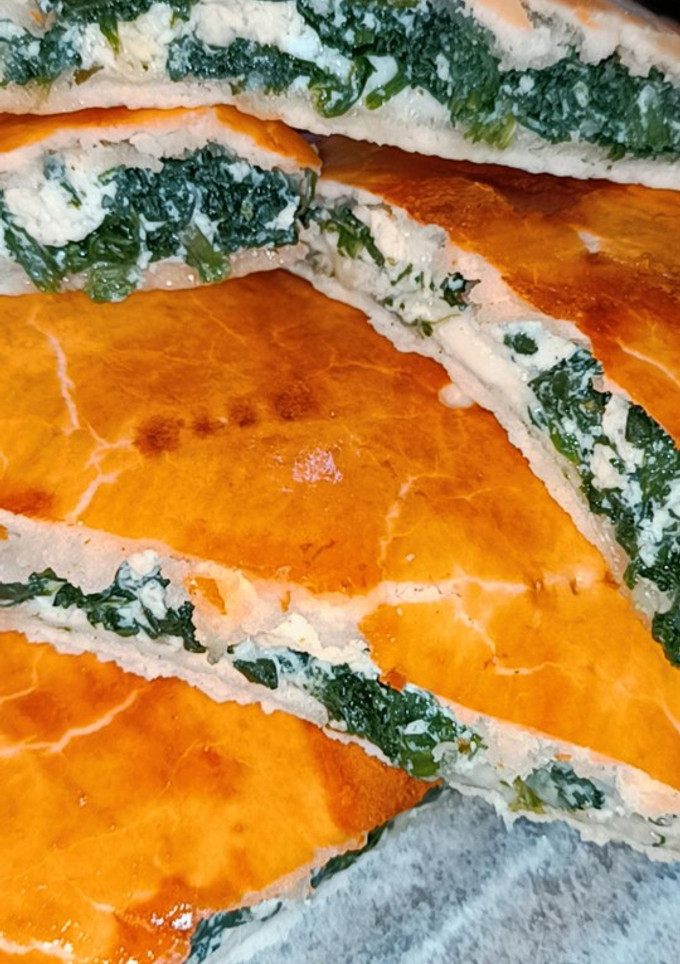 Una foto de Empanada súper fácil de espinacas