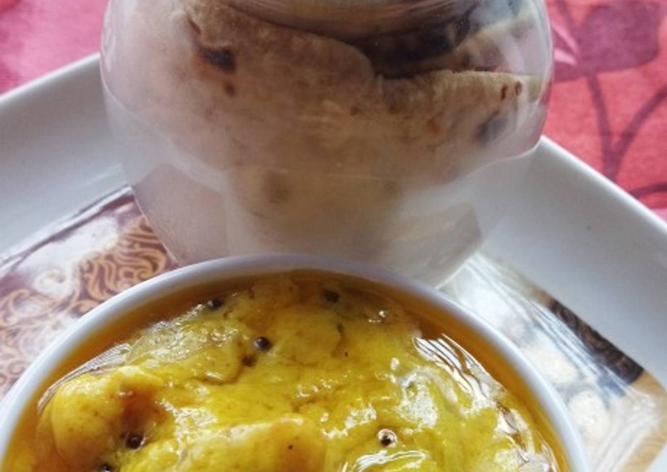 Rajasthani curry with maggi masala twist