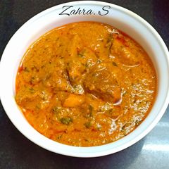 A picture of Mutton Korma.