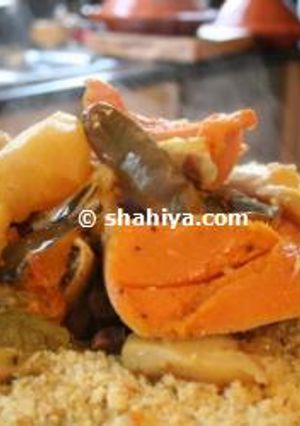 A picture of Moroccan Couscous.