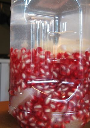 A picture of Pomegranate Flavored White Rum.