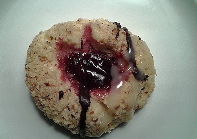 Recipe of Speedy Raspberry Almond Thumbprint Cookies