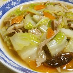 A picture of Ramen Noodles with Ankake Thick Sauce.