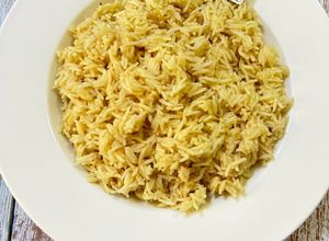 صورة لوصفة رز بالزبدة